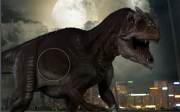 higher resolution result