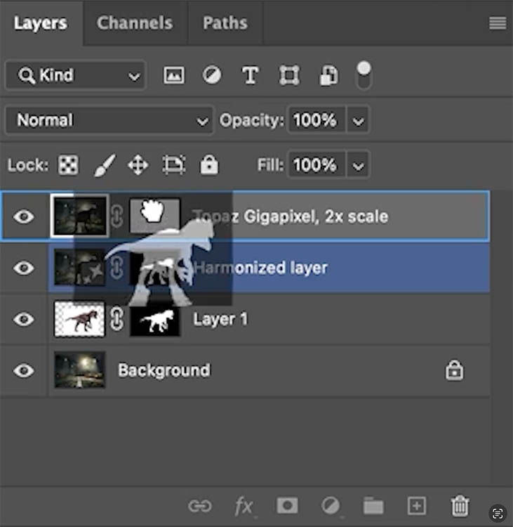 replacing a layer mask in Photoshop in the layers panel