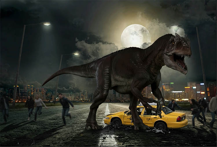 Generated taxi composite using Nana Banana model