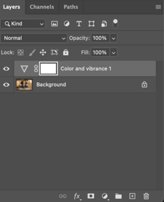 create an adjustment layer