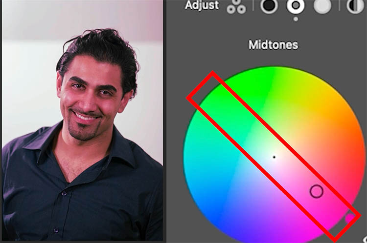 magenta color cast 