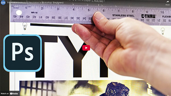 Understanding resolution in Photoshop