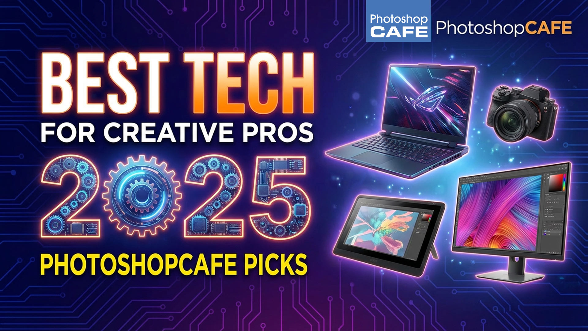 Best Tech in 2025-2026 for Creative Pros PhotoshopCAFE Picks