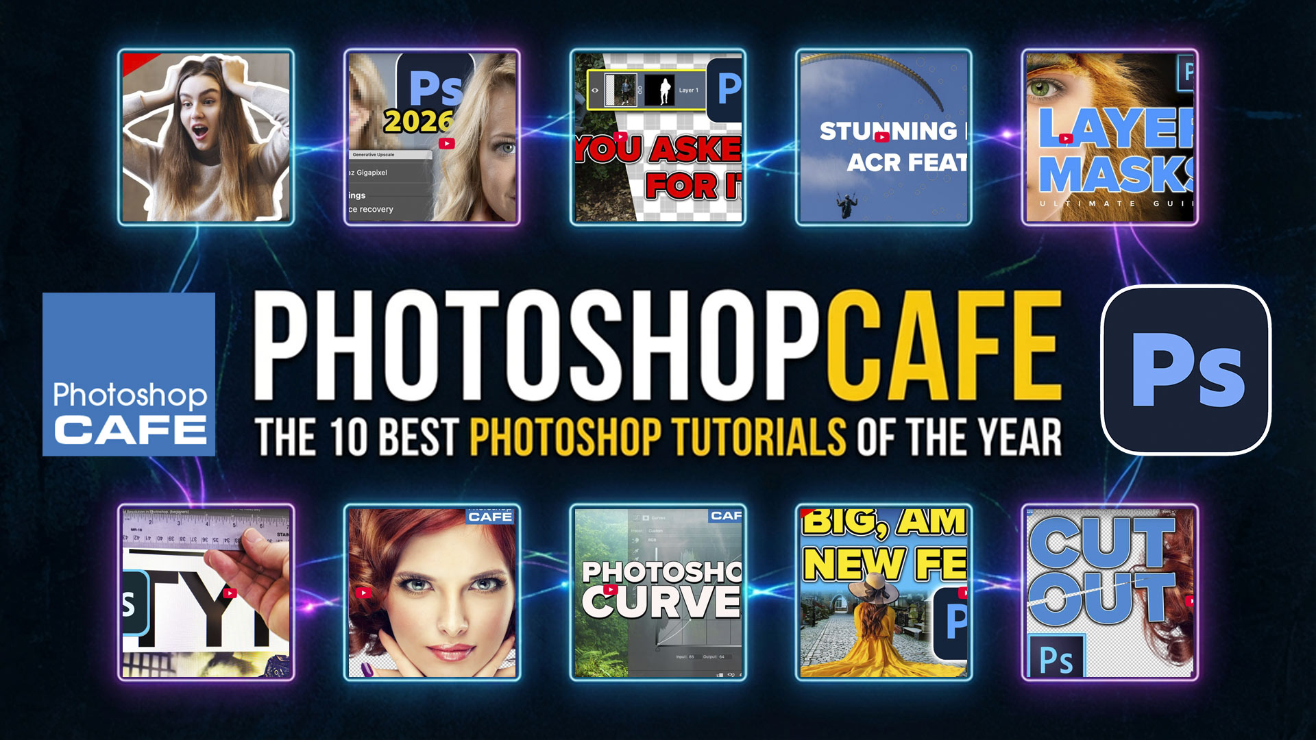 The Best Photoshop Tutorials of the Year (New + Classic) 2025-2026