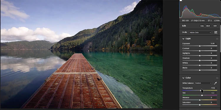 Final image edited using Adjustment Brush only