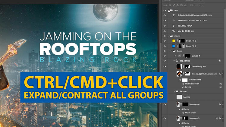 expand/ collapse all layer groups