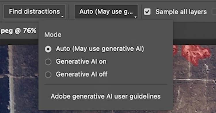 choose if you want to use generative AI or not