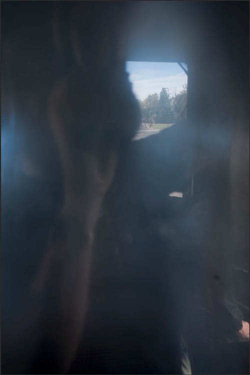 the reflection on its own