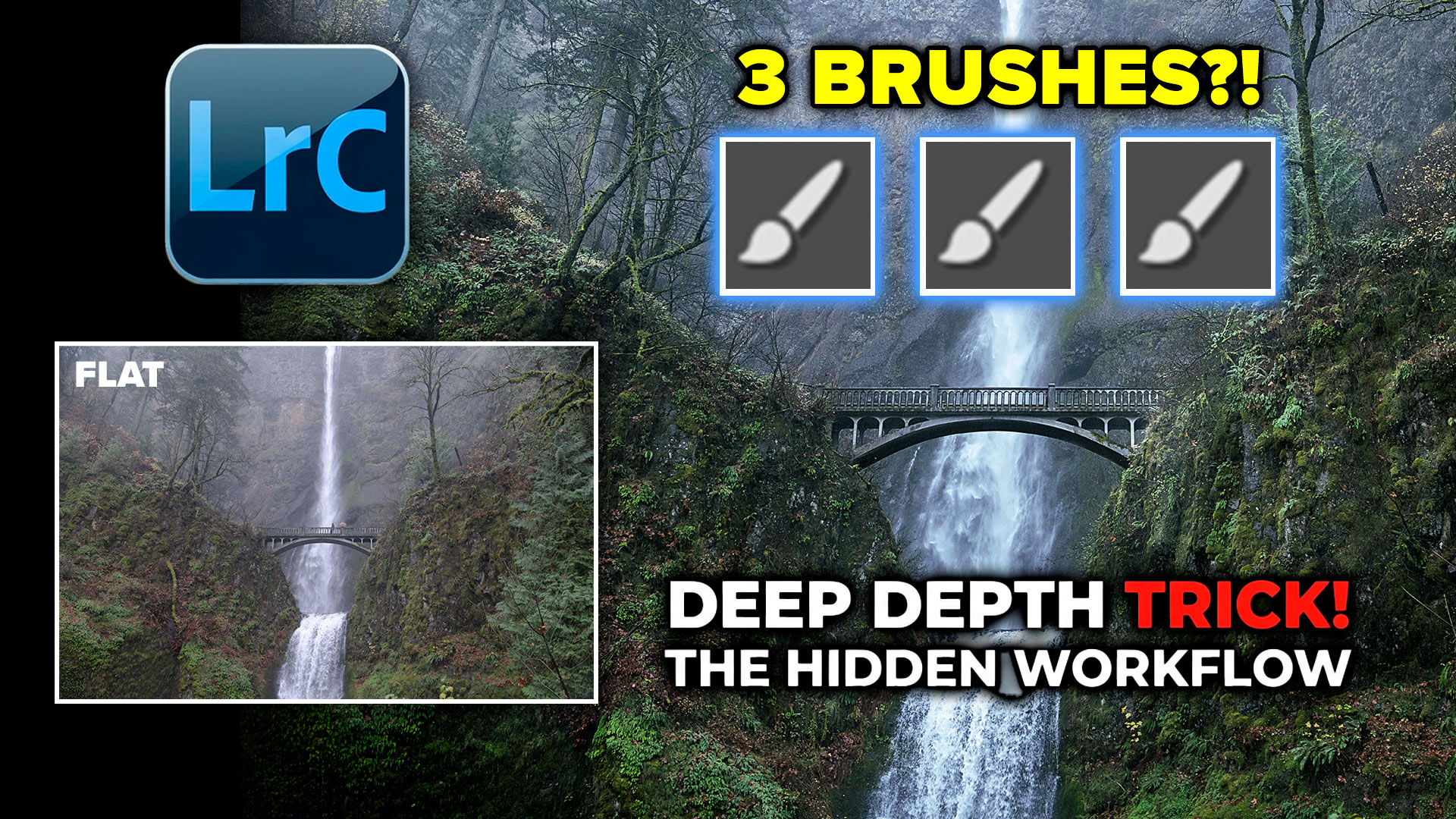 Hidden Power of the 3 Brush Workflow in Lightroom to Dodge and Burn for depth in Photos