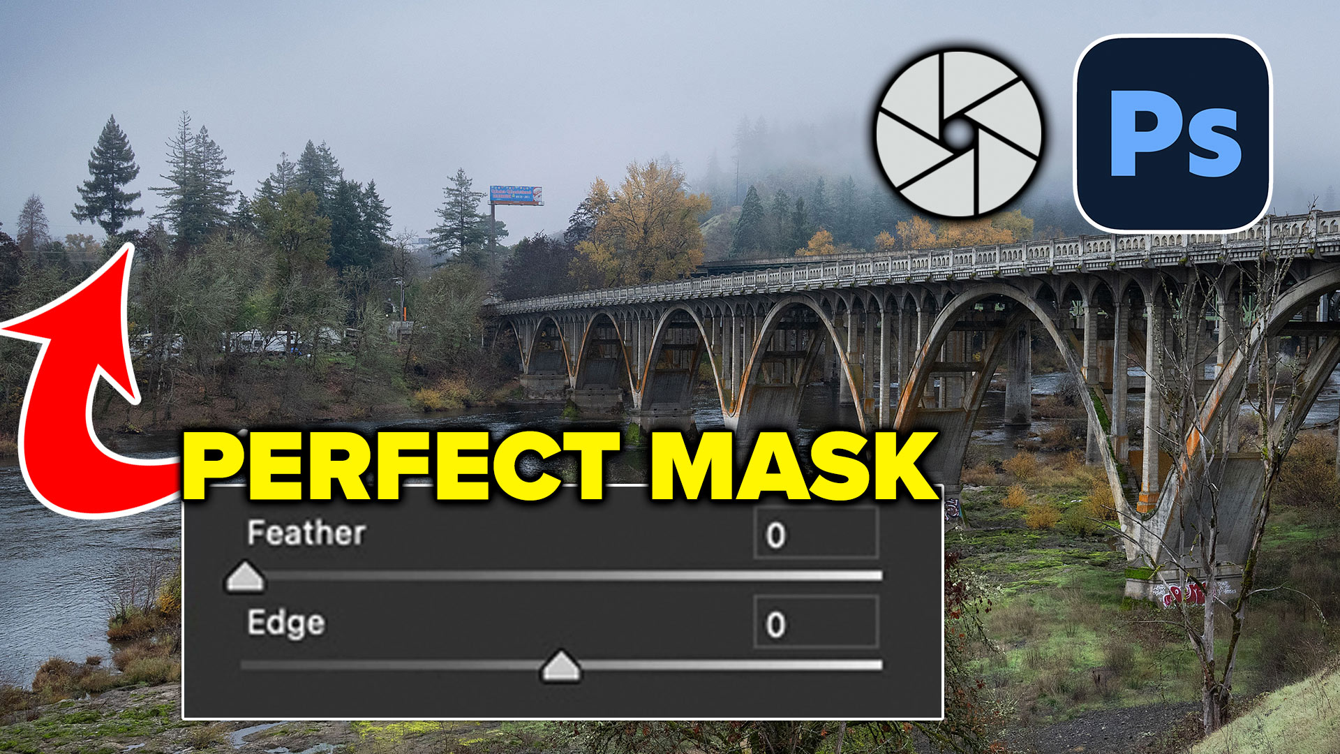 How to Perfect AI Mask Edges in Camera Raw in Photoshop