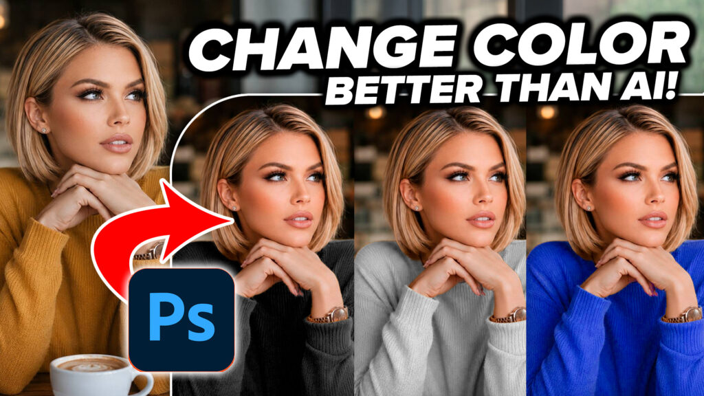 how to change the color of an object in photoshop modern way